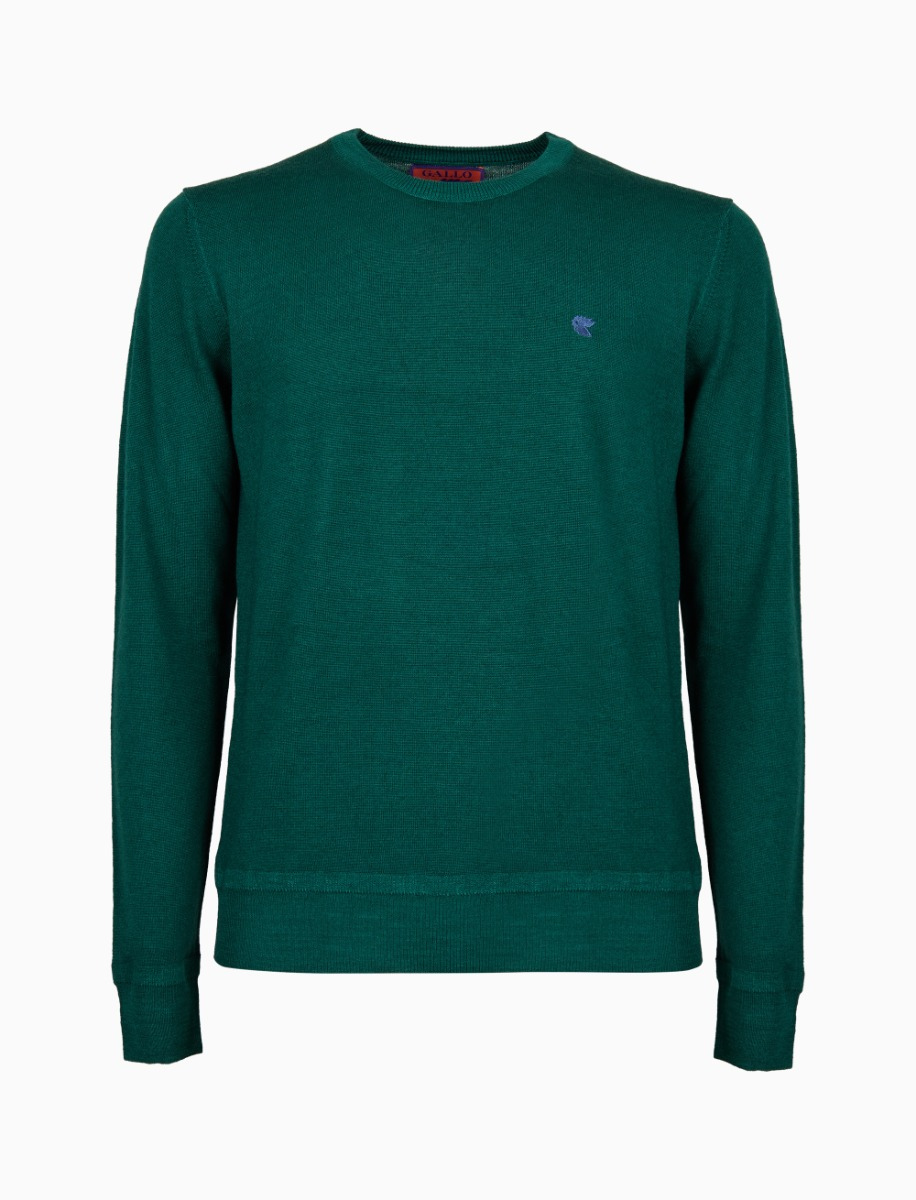 Plain hot sale green sweater
